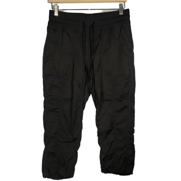 The North Face Aphrodite 2.0 Capri Pants Women's M Stretch Black Athletic Nylon - Picture 2 of 6